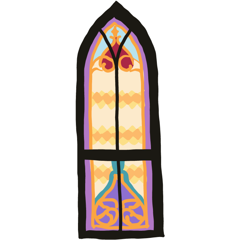 stained glass window