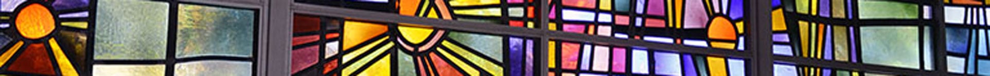 colorful stained glass window