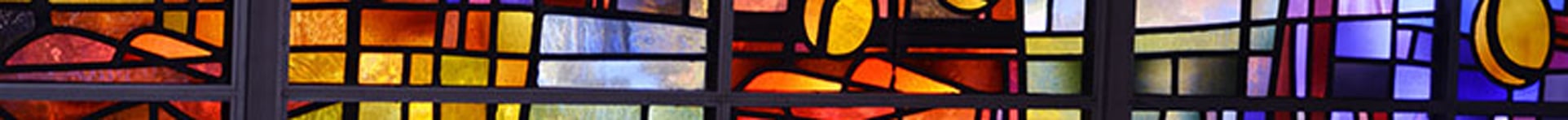 colorful stained glass window
