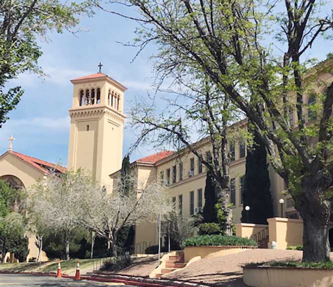 Rooms are available for volunteers at El Convento at Loretto Academy for a modest donation. (Photo courtesy of Vivian Doremus)