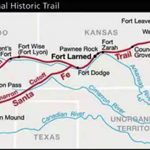A map of the Santa Fe National Historic Trail