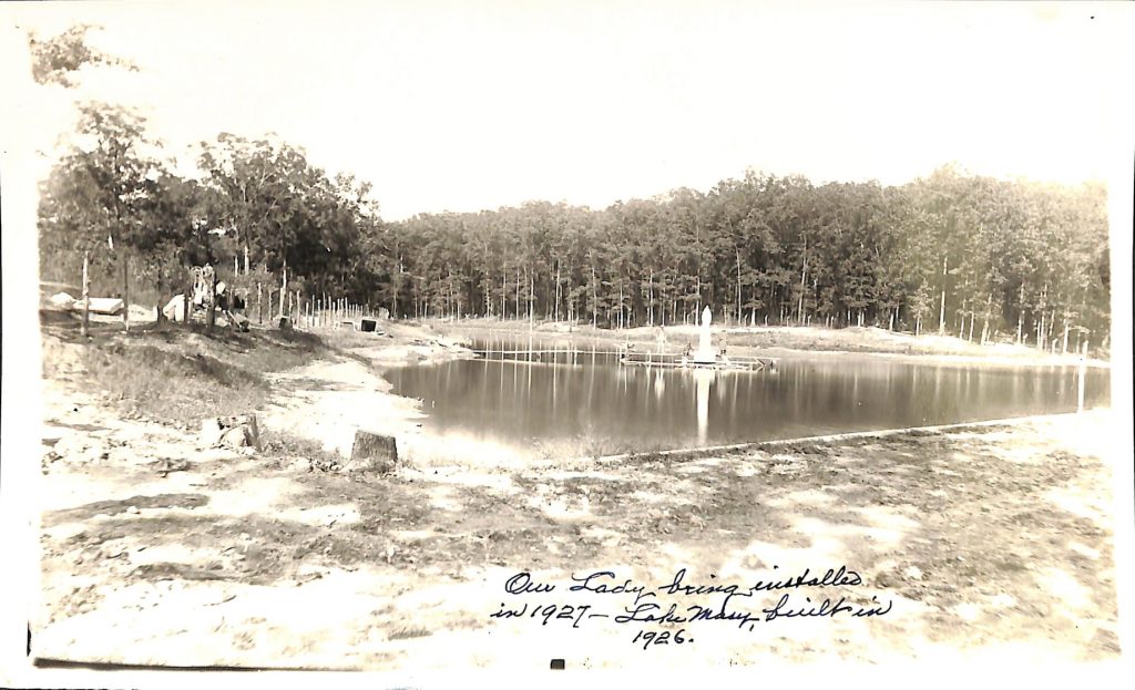 Historic Photo of Mary's Lake from 1927