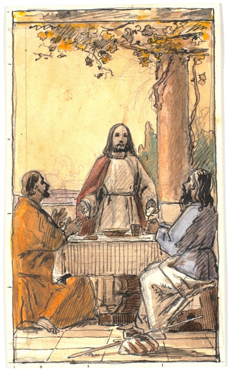 Christ and the two disciples