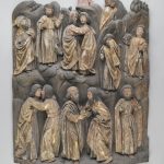 Altar Piece Relief of Jesus and Apostles