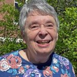 Head shot of Sr. Barbara Nicholas taken outside on a sunny day.