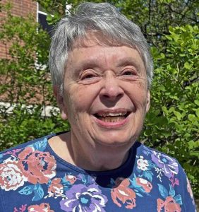 Head shot of Sr. Barbara Nicholas taken outside on a sunny day.