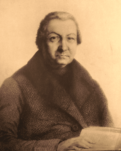 An archival black and white image of a man, Charles Nerinckx.