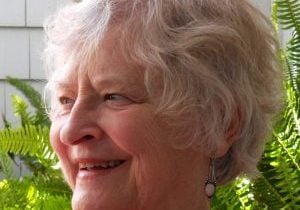 Therese Stawowy in profile, outside.