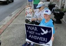 Picketing in Lebanon, Ky., on Aug. 6, 2025
