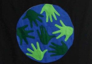 Hands across the earth (The Future of Earth is in our hands)