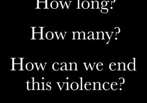 "How Can We End Violence" graphic