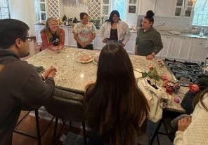Loretto Justice Fellows at their spring 2026 retreat. 
Photo ourtesy of Annie Rosenkranz